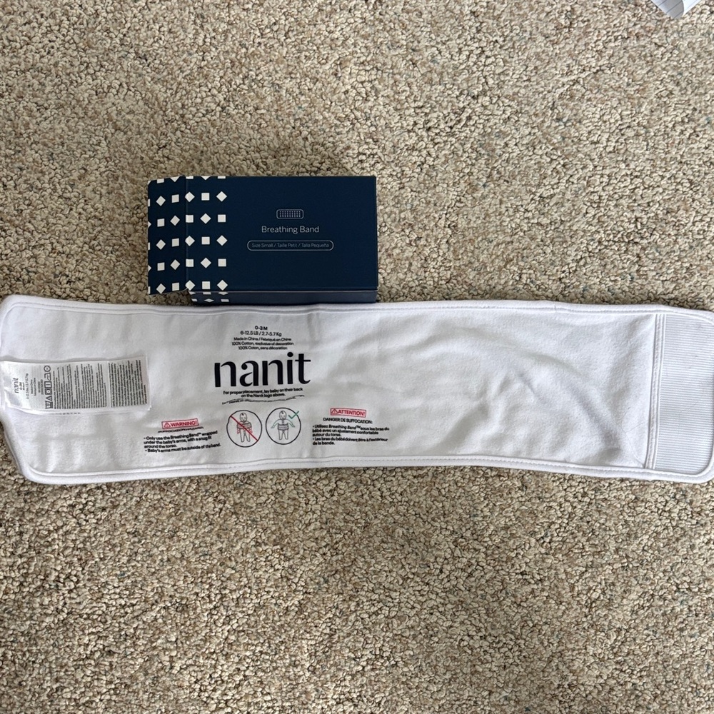 Nanit Breathing Band Size S or 0-3 months